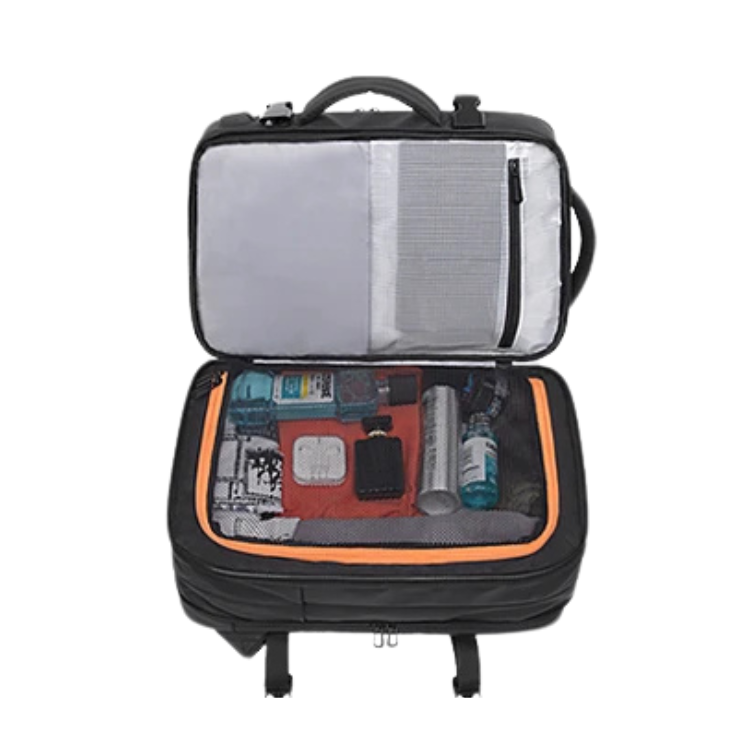 Mochila mala de viagem impermeável masculina de alta capacidade com divisórias
