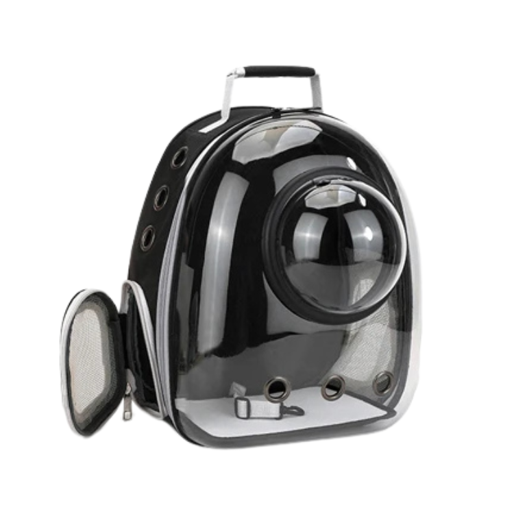 Bolsa de transporte para gatos e animais de estimação respirável