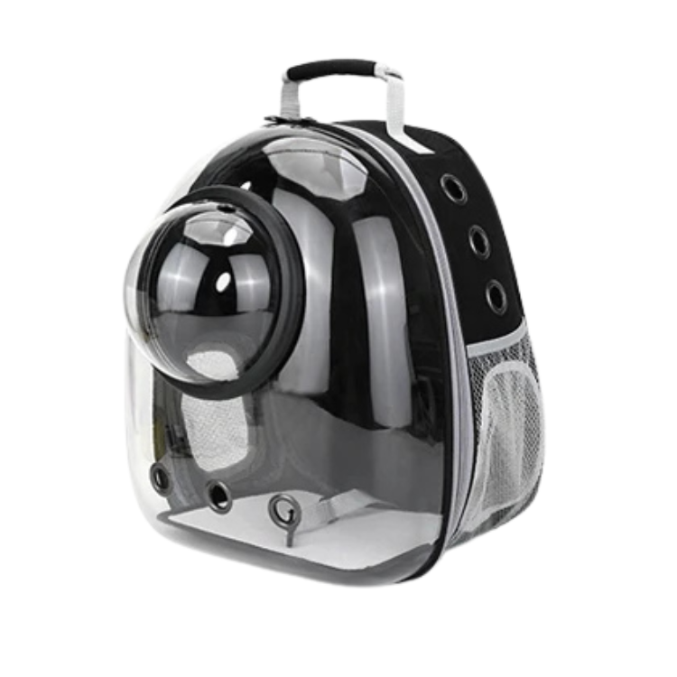 Bolsa de transporte para gatos e animais de estimação respirável