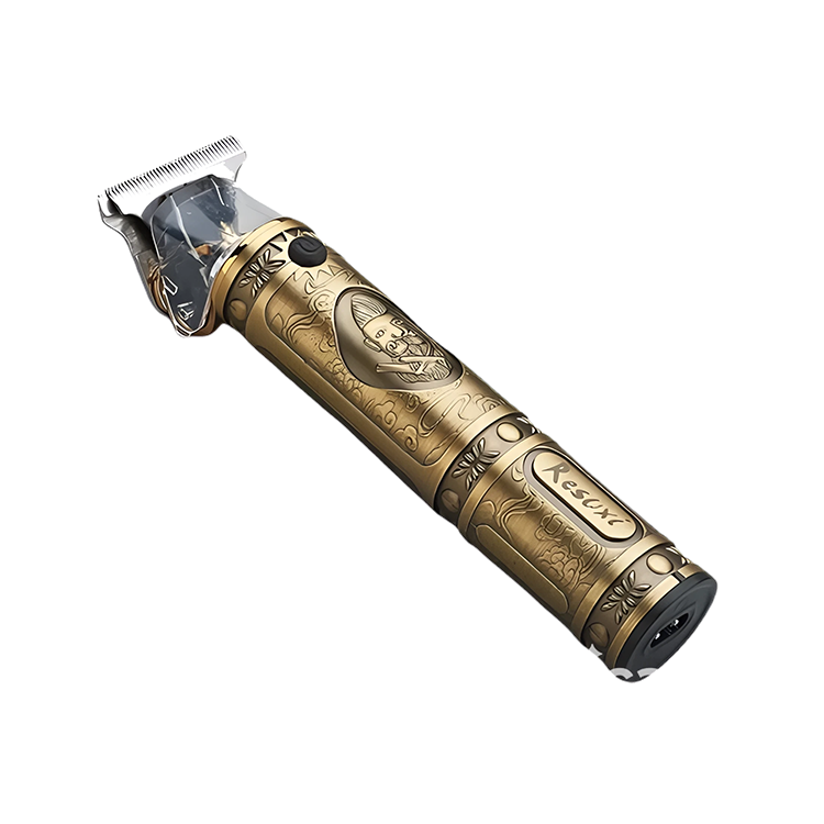 Aparador de pelos afiado com lâmina T de aço inoxidável sem fio T9 USB, barbeador masculino recarregável