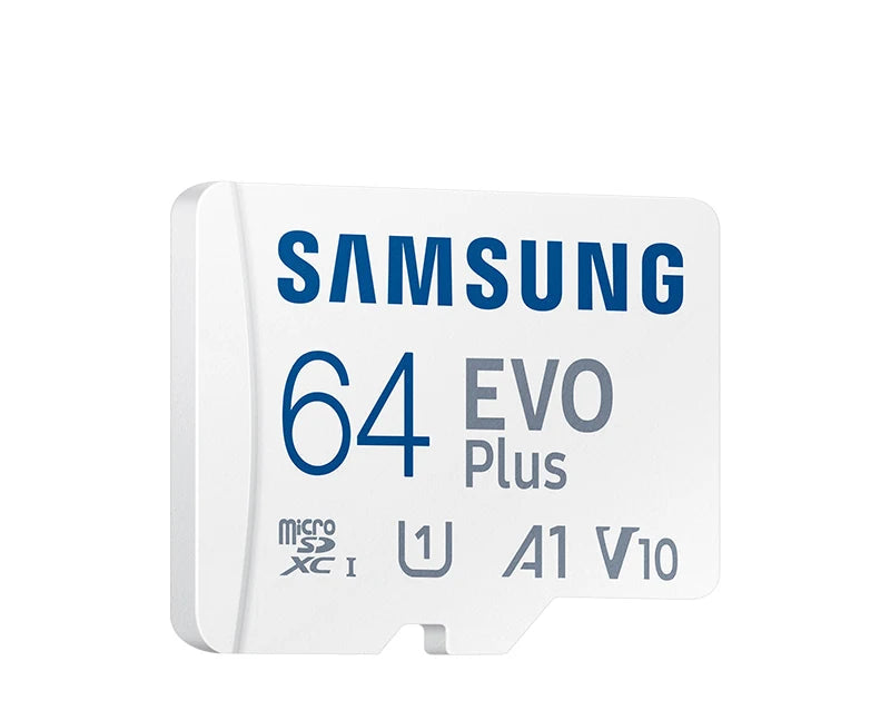 Cartão de memória Samsung EVO Plus Micro SD V10 e V30 Classe 10