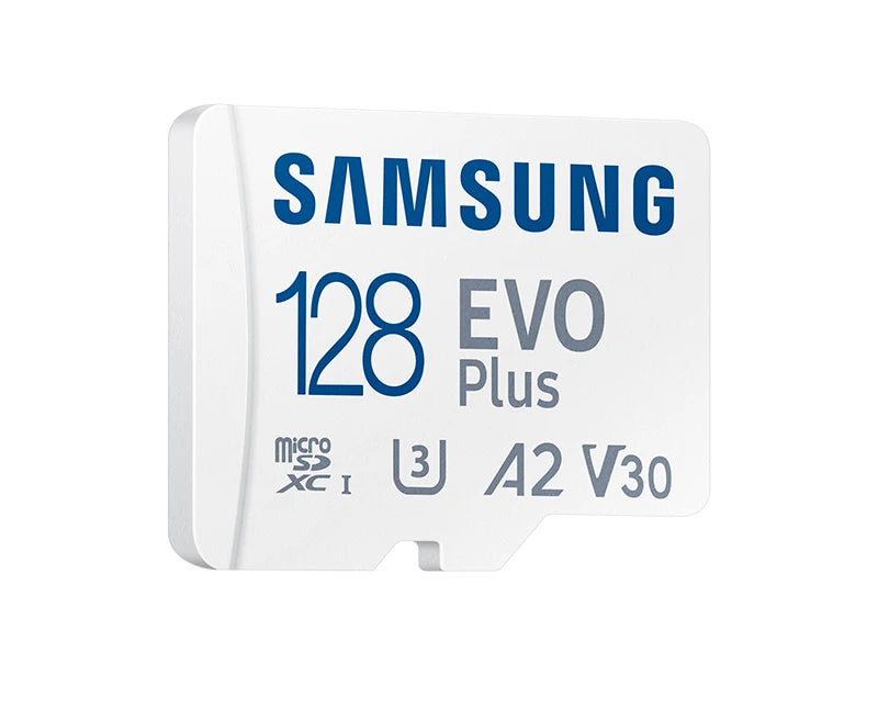 Cartão de memória Samsung EVO Plus Micro SD V10 e V30 Classe 10