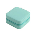 Mini porta-jóias de couro