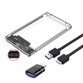 Case USB 3.0 Tipo C Sata III 2.5 Pol. para HDD ou SSD
