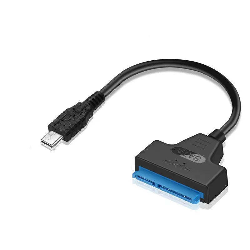 Cabo adaptador SATA para USB 3.0 e 2.0 de até 6 Gbps para disco rígido SSD externo de 2,5 polegadas