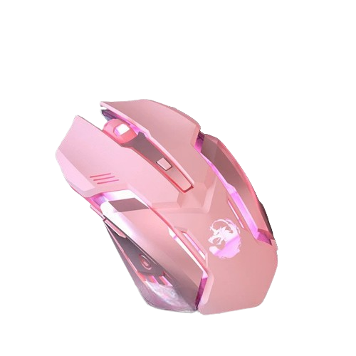 Mouse gamer ergonômico com fio (6 botões, LED, 2400 DPI, USB)