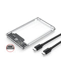 Case USB 3.0 Tipo C Sata III 2.5 Pol. para HDD ou SSD