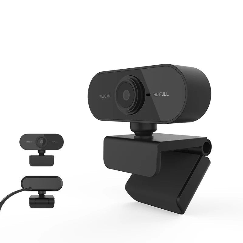 Webcam 1080P*720P com microfone embutido
