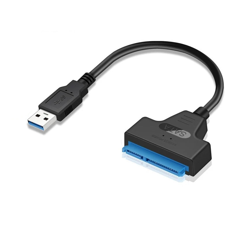 Cabo adaptador SATA para USB 3.0 e 2.0 de até 6 Gbps para disco rígido SSD externo de 2,5 polegadas
