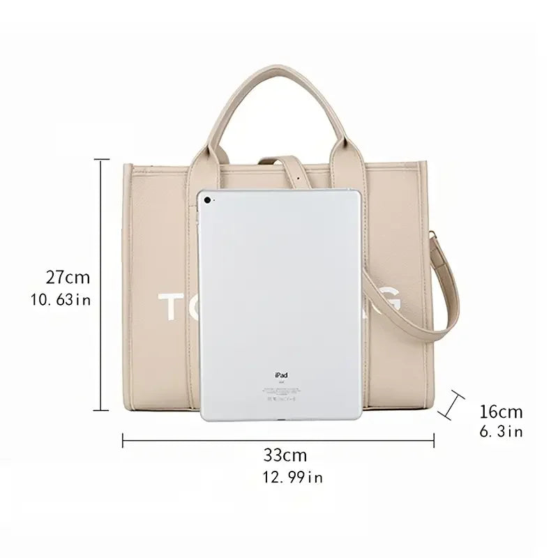 Bolsa tote em couro