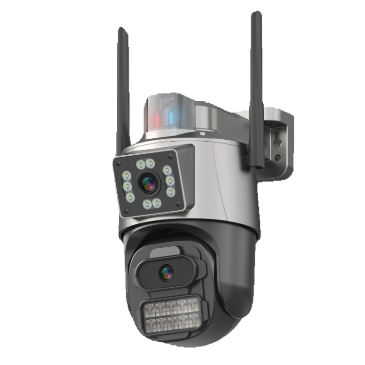 Câmera dupla de segurança Smart 360 bluetooth, wi-fi e rede - Coibeu