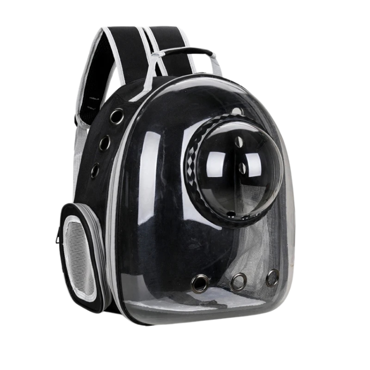 Bolsa de transporte para gatos e animais de estimação respirável