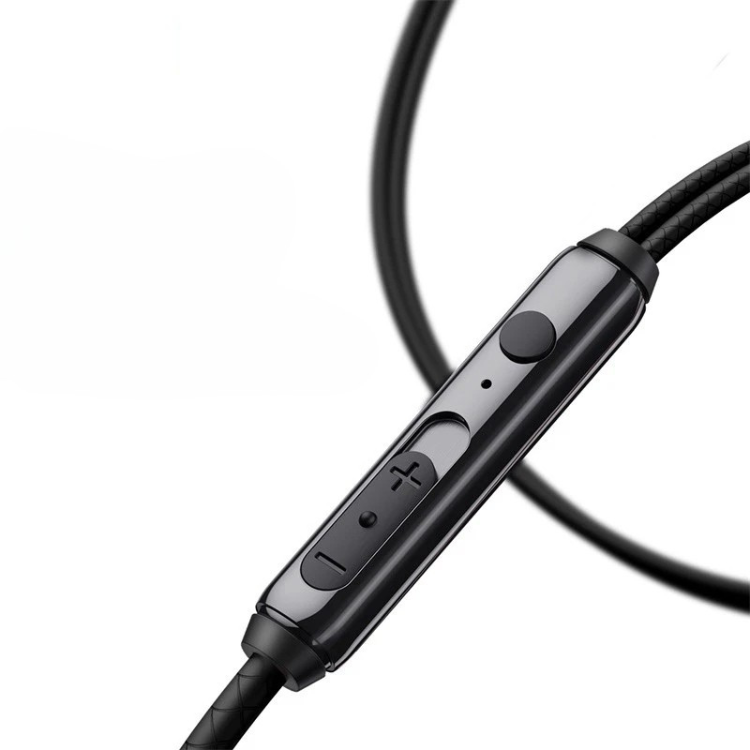 Fone de ouvido com fio baseus intra auricular