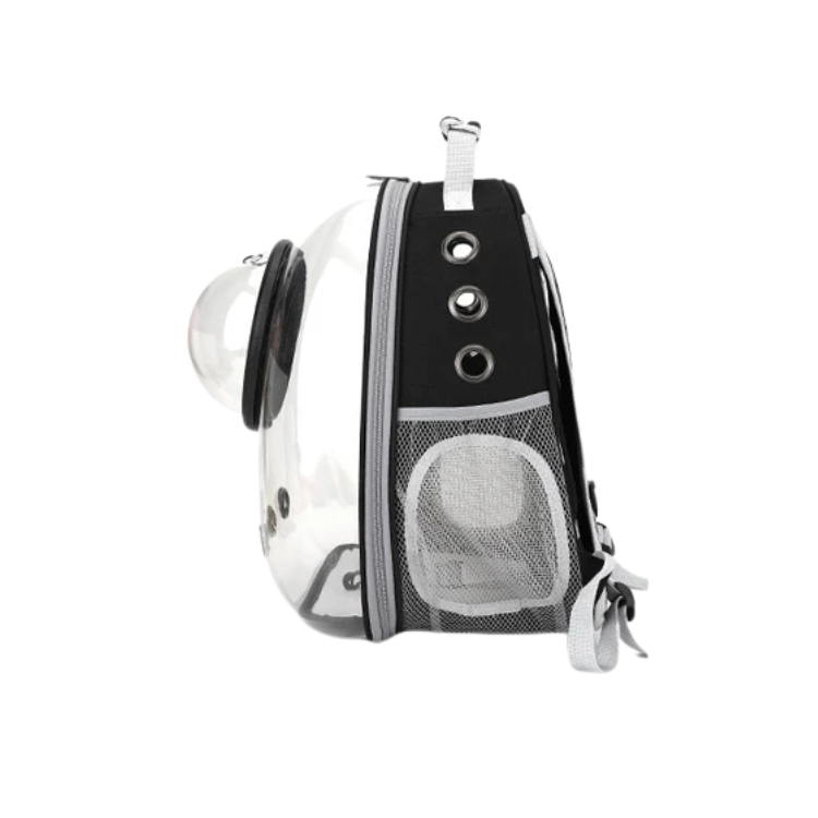 Bolsa de transporte para gatos e animais de estimação respirável