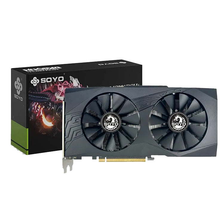 Placa de vídeo SOYO Radeon RX580 8G GDDR5 PCIE 3.0x16 HDMI DP DVI