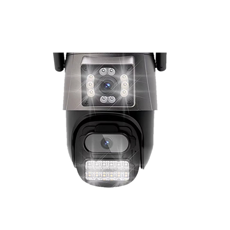 Câmera dupla de segurança Smart 360 bluetooth, wi-fi e rede - Coibeu
