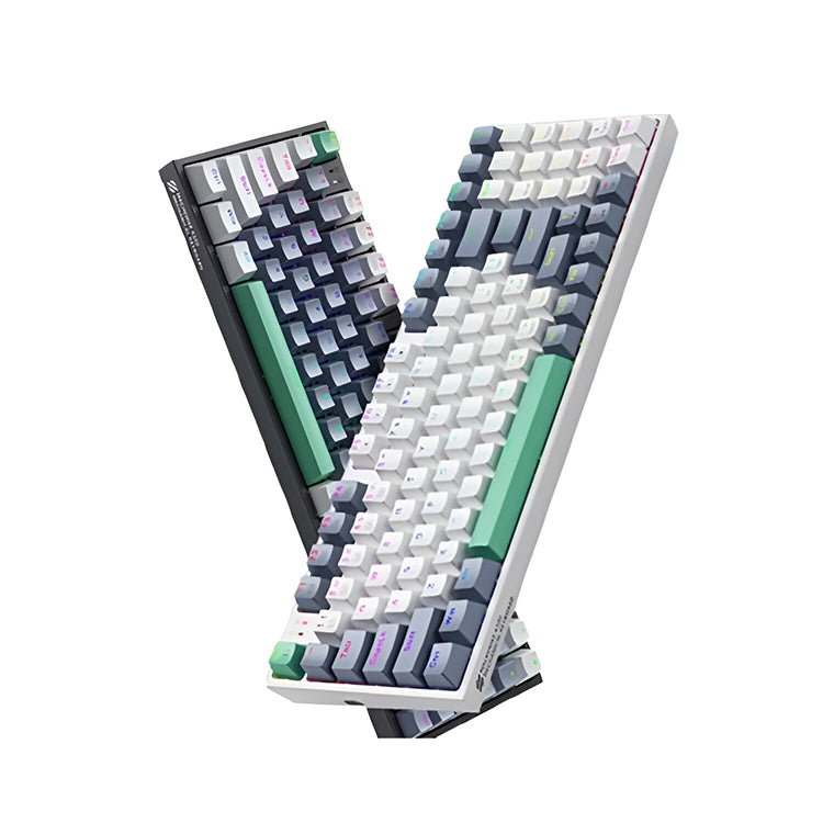 Teclado mecânico machenike K500 para jogos com fio Hot swappable 94 teclas RGB
